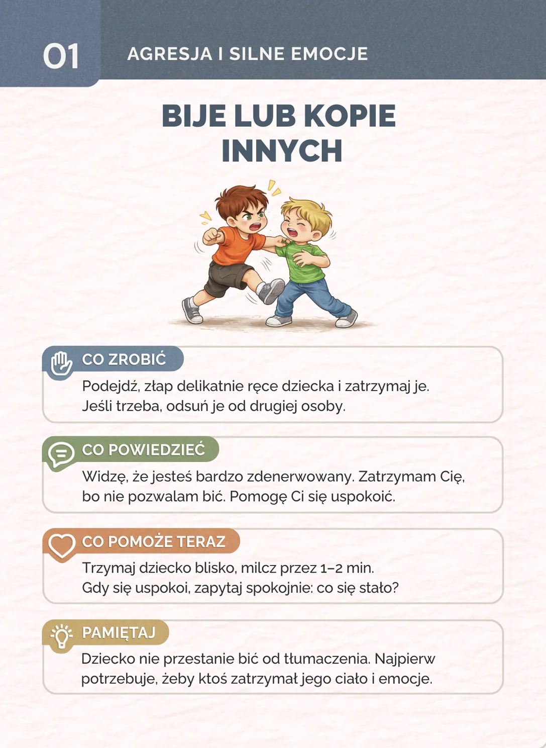 Karta 01 z zestawu: Bije lub kopie innych