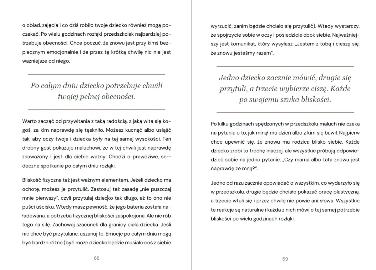Fragment e-booka Blisko, choć w przedszkolu